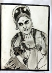 Dhanush-Kumar-Artwork-1-Bharathanatyam-Dancer