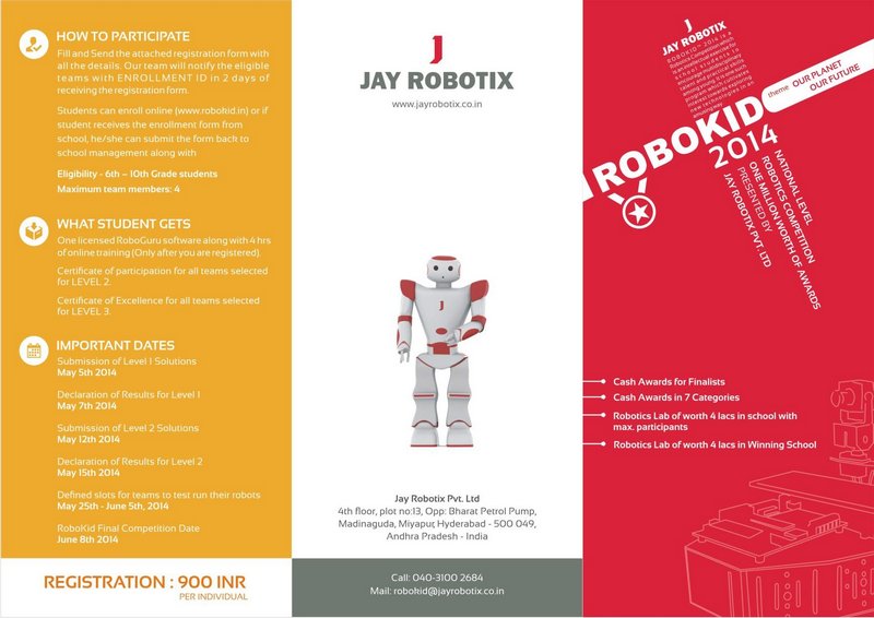 ROBOKID 2014 – a National Level Robotics Festival
