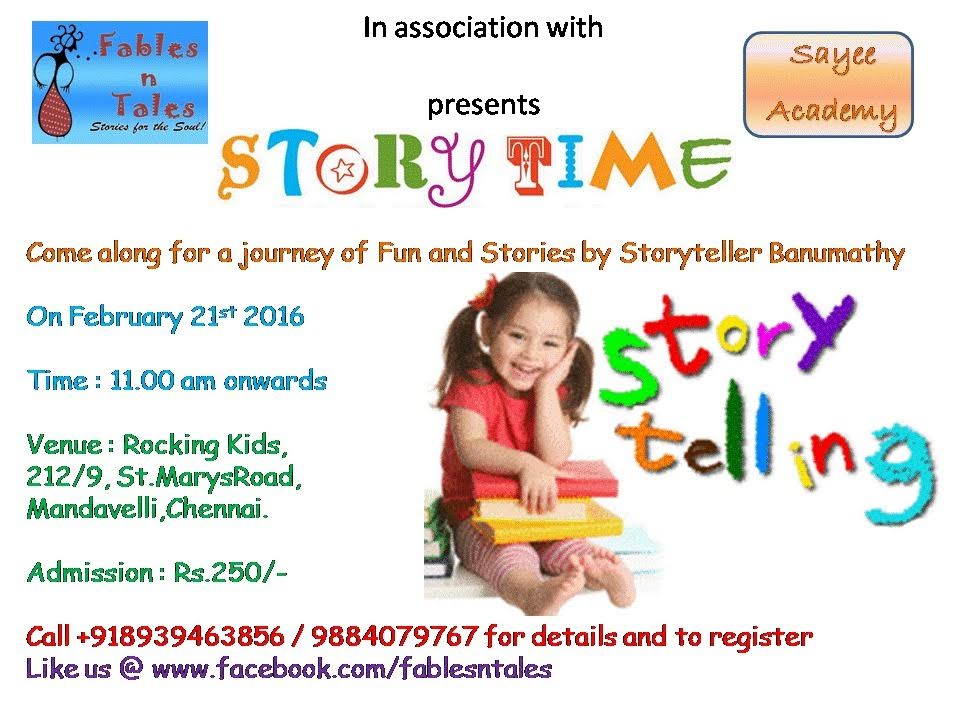 Small Story For Story Telling Competition : Class 1 Story Telling