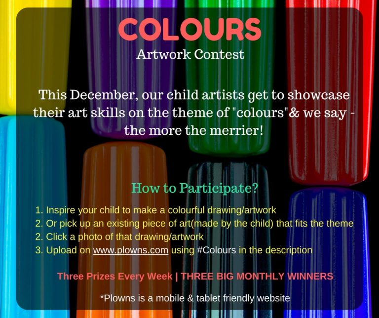 December 2016 Drawing & Writing Contests Kids Contests