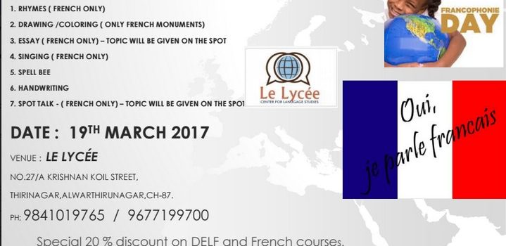 Francophonie Day Celebration Competitions at LeLycee Francophonie Day Celebration Competitions at LeLycee