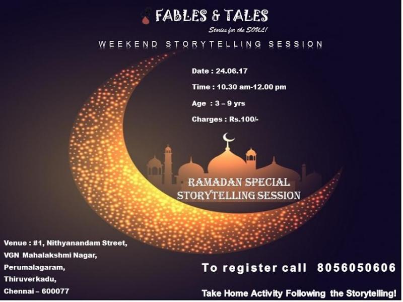 Ramadan Special Story Telling Workshop – Kids Contests