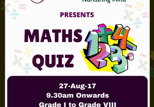 WSLR Club & Activity Centre Maths Quiz on Aug 27 WSLR Club & Activity Centre Maths Quiz on Aug 27