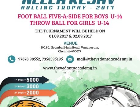 NEELA KESAV ROLLING TROPHY TOURNAMENT for Football & Throw ball NEELA KESAV ROLLING TROPHY TOURNAMENT for Football & Throw ball