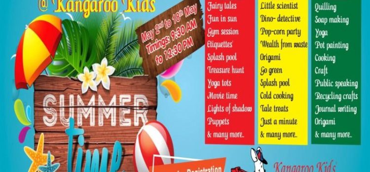 Summer Extravaganza 2018 at Kangaroo Kids Anna Nagar Summer Extravaganza 2018 at Kangaroo Kids Anna Nagar