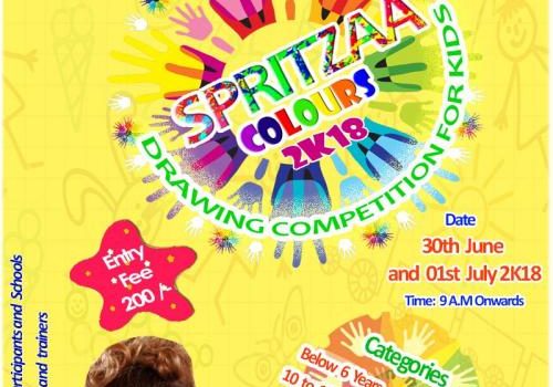 SPRITZAA COLOURS 2K18 Drawing Competition SPRITZAA COLOURS 2K18 Drawing Competition