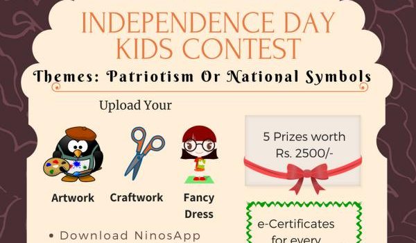 NinosApp Independence Day Kids Contest for the month of August 2018 NinosApp Independence Day Kids Contest for the month of August 2018