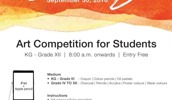 CANVAS – 2018 – Painting Competition for Students between KG – Gr.XII CANVAS – 2018 – Painting Competition for Students between KG – Gr.XII