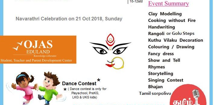 OJAS Eduland conducts Kid’s Competition on 21st Oct 2018 OJAS Eduland conducts Kid’s Competition on 21st Oct 2018
