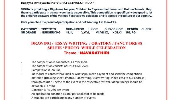 VIBHA FESTIVAL OF INDIA-2018-19 MONTH OF OCTOBER VIBHA FESTIVAL OF INDIA-2018-19 MONTH OF OCTOBER