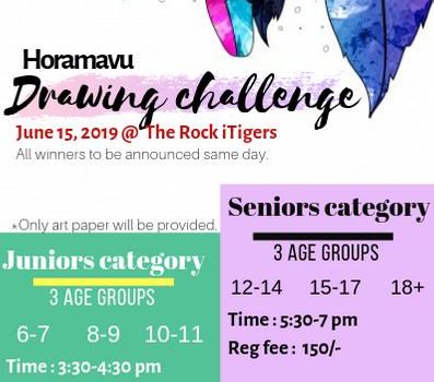 Horamavu Drawing Challenge | Art Contest on June 15,2019 at Bangalore