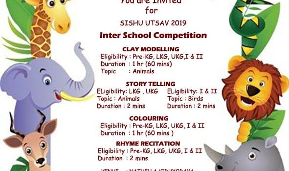 SISHU UTSAV INTER SCHOOL COMPETITION – 2019