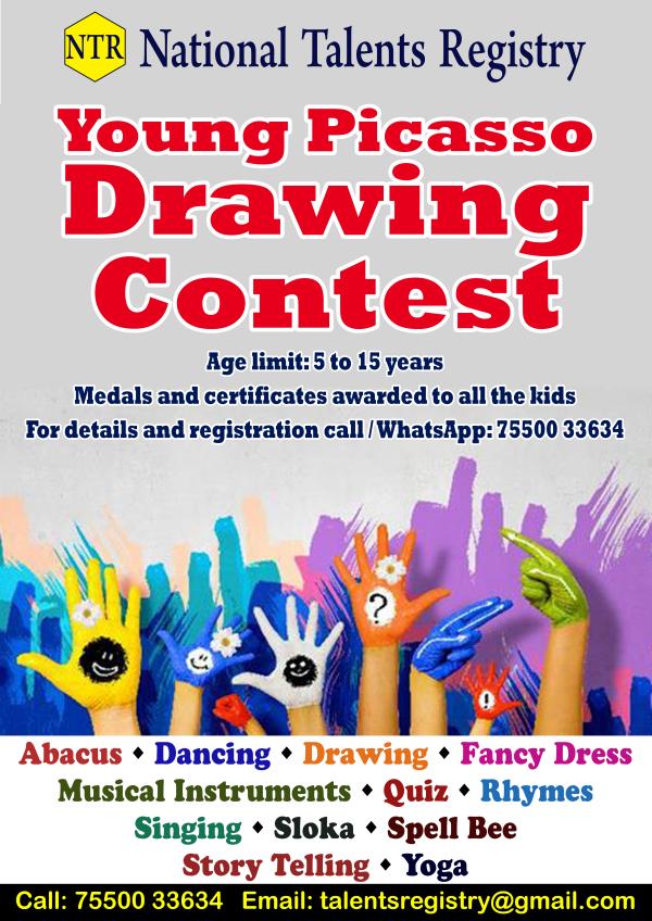 Young Picasso Drawing Contest 2019 by National Talents Registry – Kids