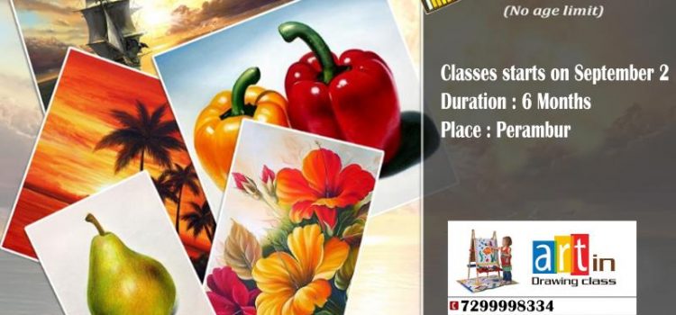 Soft pastel Classes in Artin drawing class
