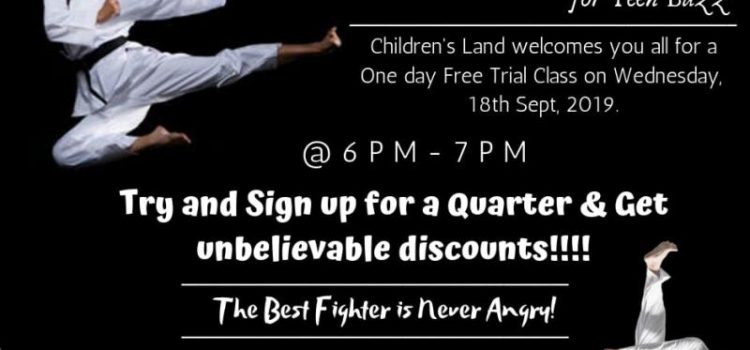 One day free introductory class for Taekwondo – Teenagers One day free introductory class for Taekwondo – Teenagers