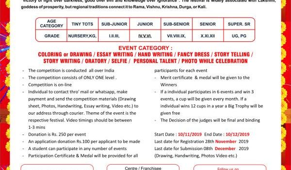 VIBHA Festival of India-2019-20 Month of November – Monthly Online Competition VIBHA Festival of India-2019-20 Month of November – Monthly Online Competition