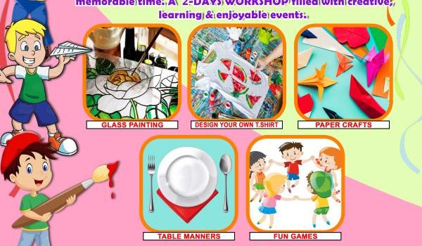 “FUN WHIZ” WEEKEND WORKSHOP FOR KIDS on 28-12-19 (Sat) & 29-12-19 (Sun) “FUN WHIZ” WEEKEND WORKSHOP FOR KIDS on 28-12-19 (Sat) & 29-12-19 (Sun)