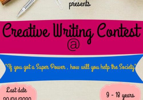 Creative Writing Contest by Sparkling Stars