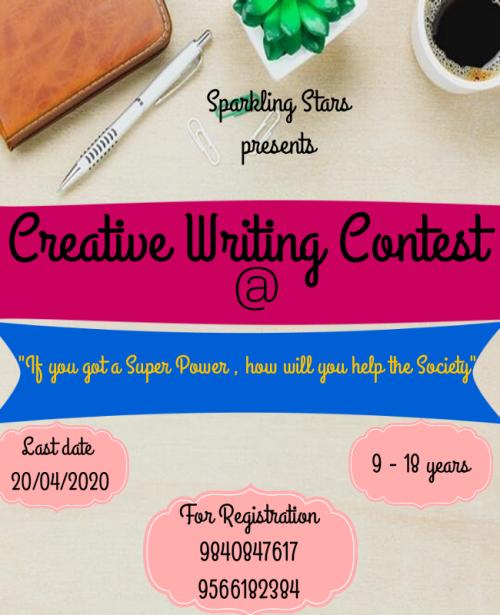 Creative Writing Contest by Sparkling Stars Kids Contests