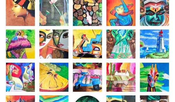 Painting Exhibition, Colourful Expression 2020 by Dessin Academy