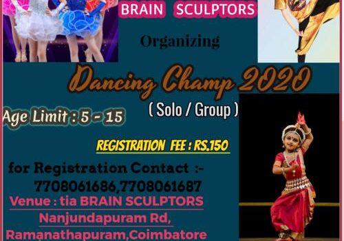 Solo Dancing Competition for Kids on 15th March 2020 @Coimbatore
