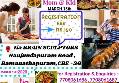 Fire Free Cooking Competition for Kids & Moms in Coimbatore