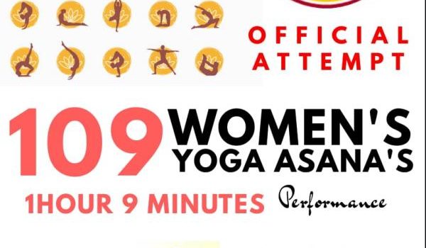 World First Women’s Mass Yoga Record Official Attempt