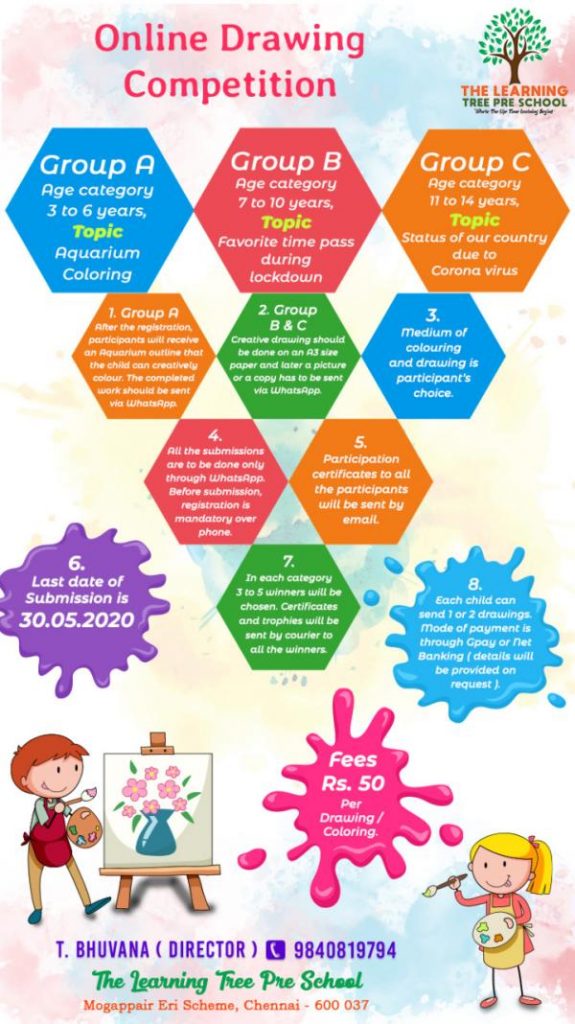 Online Drawing Competition for Children Kids Contests