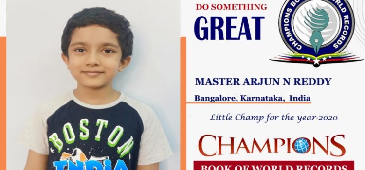 Tiny Talent Arjun N Reddy from Bangalore