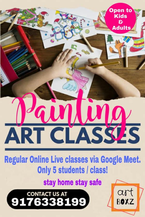 Online Art classes by Art Boxz – Kids Contests