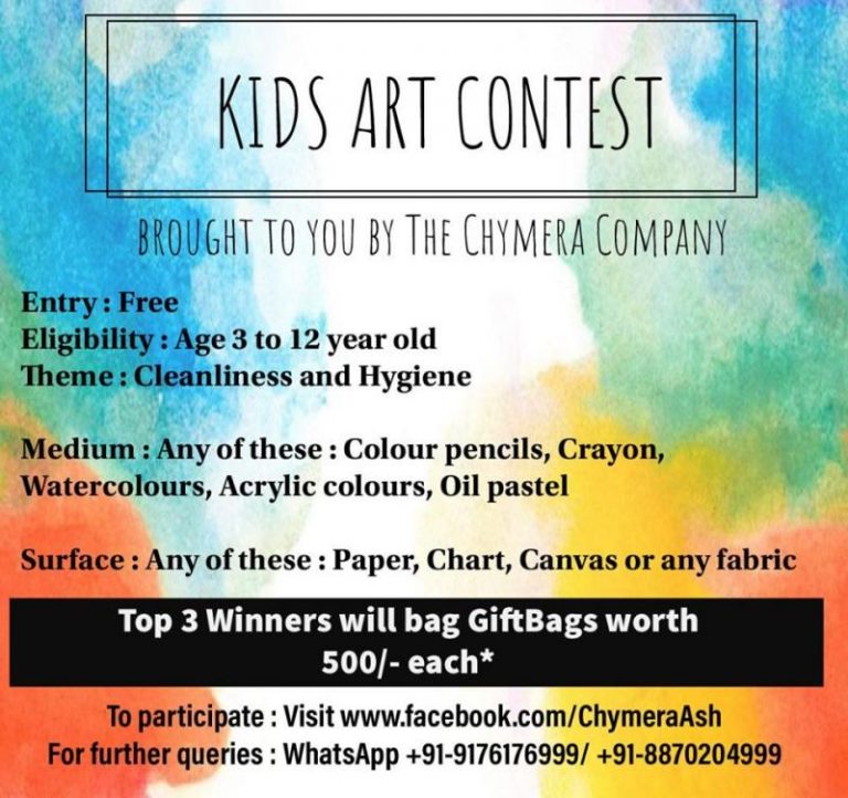 Chymera Company Online Art Contest Kids Contests