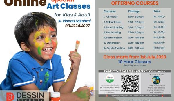 Dessin Academy Online Classes In Chennai