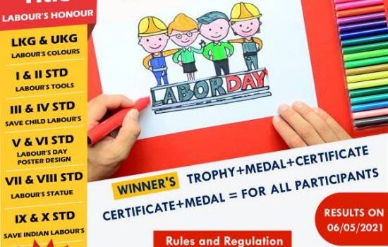 Labour’s Day Special Online Art Competition for School Children Labour’s Day Special Online Art Competition for School Children