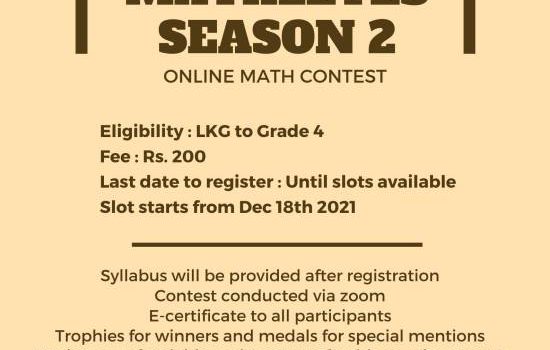 Skill Tree organizes ‘Mathletes Season 2’ Online Math Contest