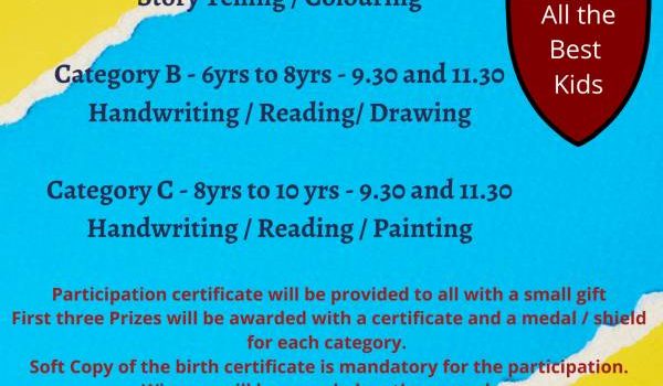 NKW – iEdu Academy INTER – SCHOOL COMPETITION ON 23/04/2022