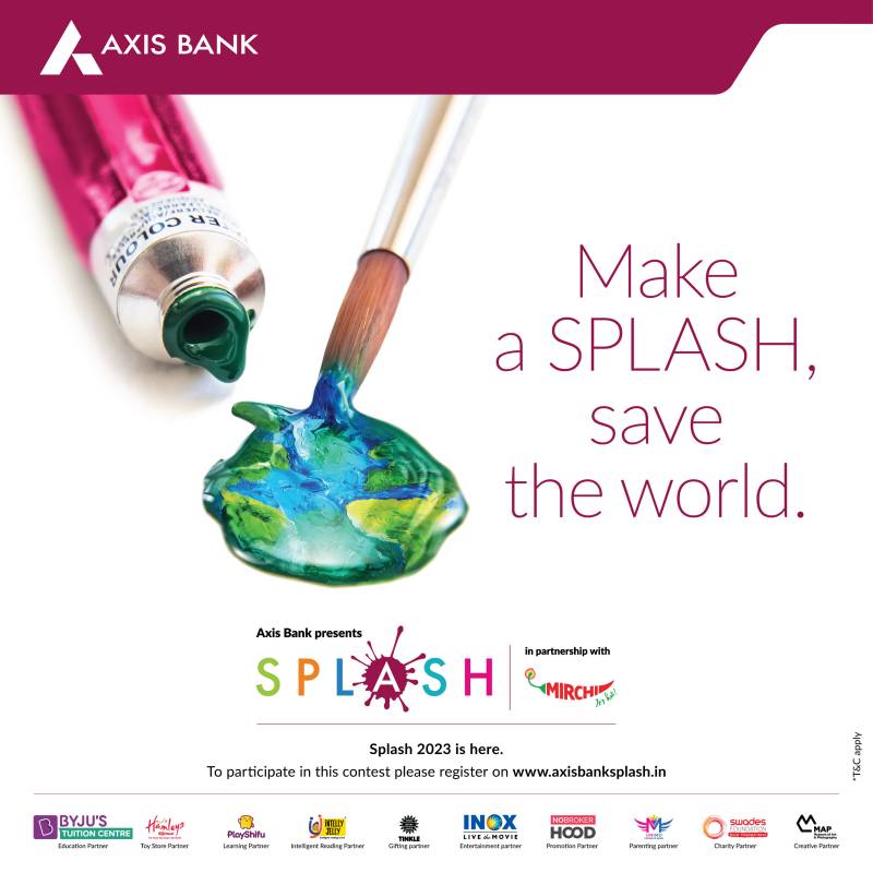 Axis Bank Splash Painting Competition Results – Kids Contests