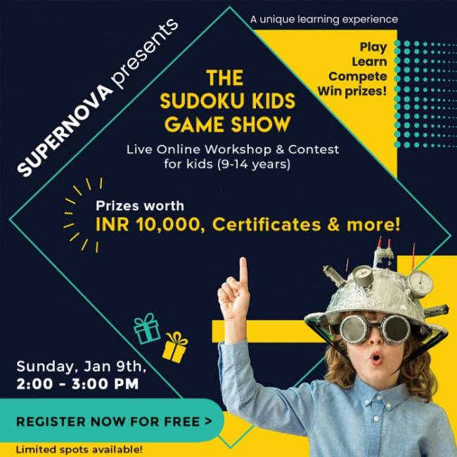 Online Sudoku Competition for kids