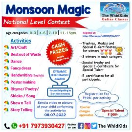 The WhidKids – Monsoon Magic National Level Contest 2022