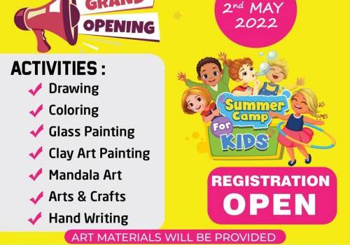 Audhavan School Of Arts Summer Camp Starts from 2nd May 2022