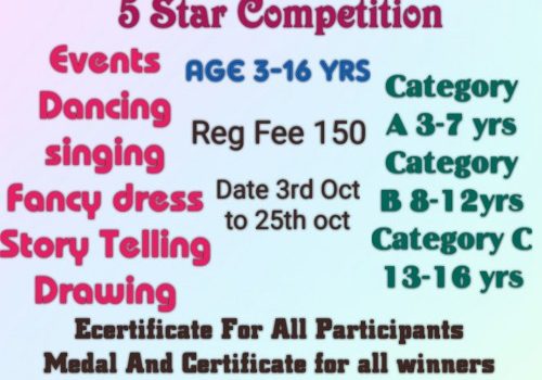 Awesome Kids 5 Star Competition Awesome Kids 5 Star Competition