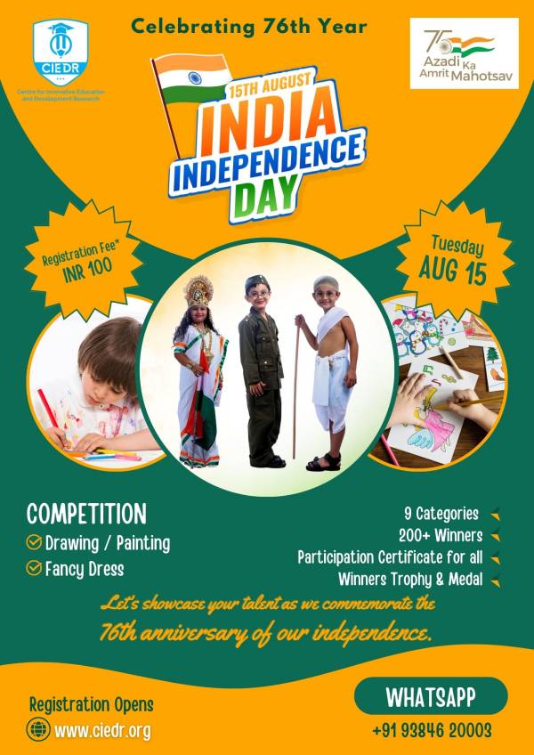 indian independence day paintings kids