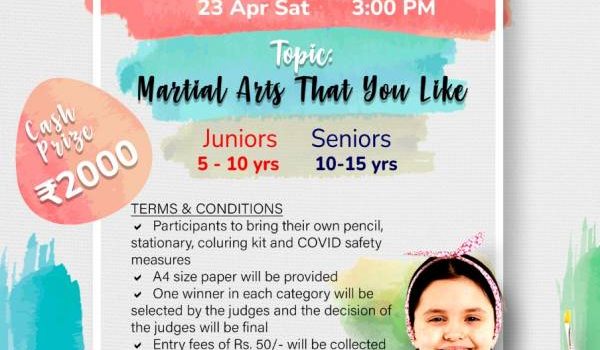 Drawing Competition on 23rd April 2022 @Maduravoyal, Chennai
