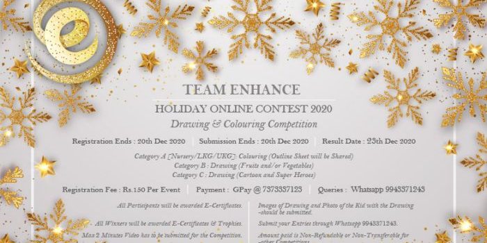 ENHANCE Presents Holiday Online Contest 2020