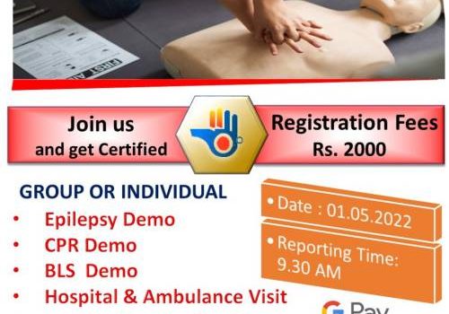 CPR & First Aid Training Programme at Apollo Hospital Vanagaram on May 1, 2022