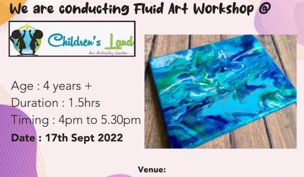 Fluid Art Workshop Sep 17th, 2022