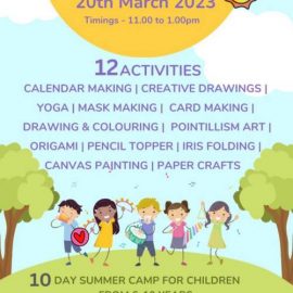 SUMMER CAMP FOR KIDS FROM 6 -10 years