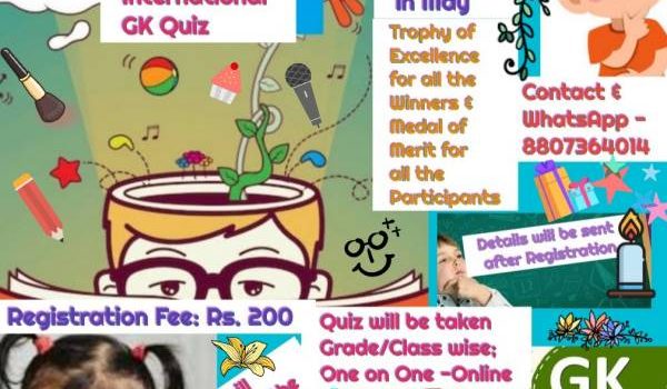 Hail Institute Brainly child International GK Quiz May 2022
