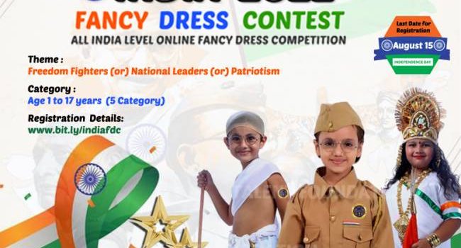 All India Level Independence Day 2022 Online Fancy Dress Competition by Talent Foundation