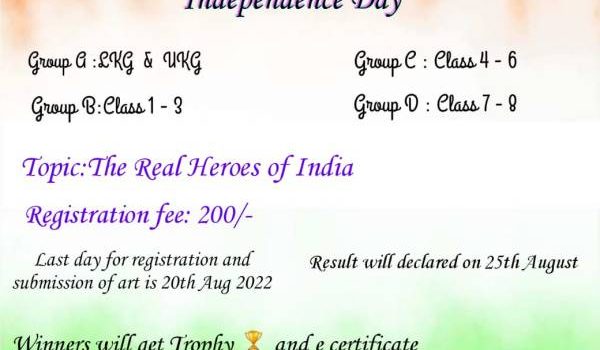 Ingeniouskids National Level Online Drawing Contest for Kids for Independence Day 2022