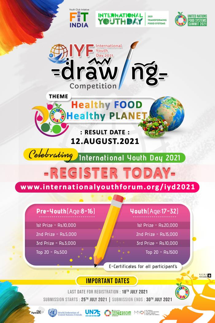 United Nations International Youth Day 2021 National Level Drawing